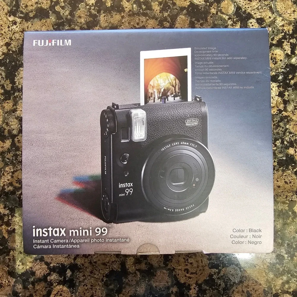 New! Fujifilm Instax Mini 99‎ Instant Film Camera Portable Photo Printer Black